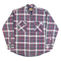 ST JOHNS BAY Mens Lumberjack Shirt Red 90s Plaid Long Sleeve L