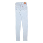 LEVI'S 710 Womens Jeans Blue Slim Skinny Denim Light W27 L32 Stretch Cotton