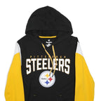 FANATICS Mens Black & Yellow Pittsburgh Steelers Hoodie M NFL Team Sweatshirt