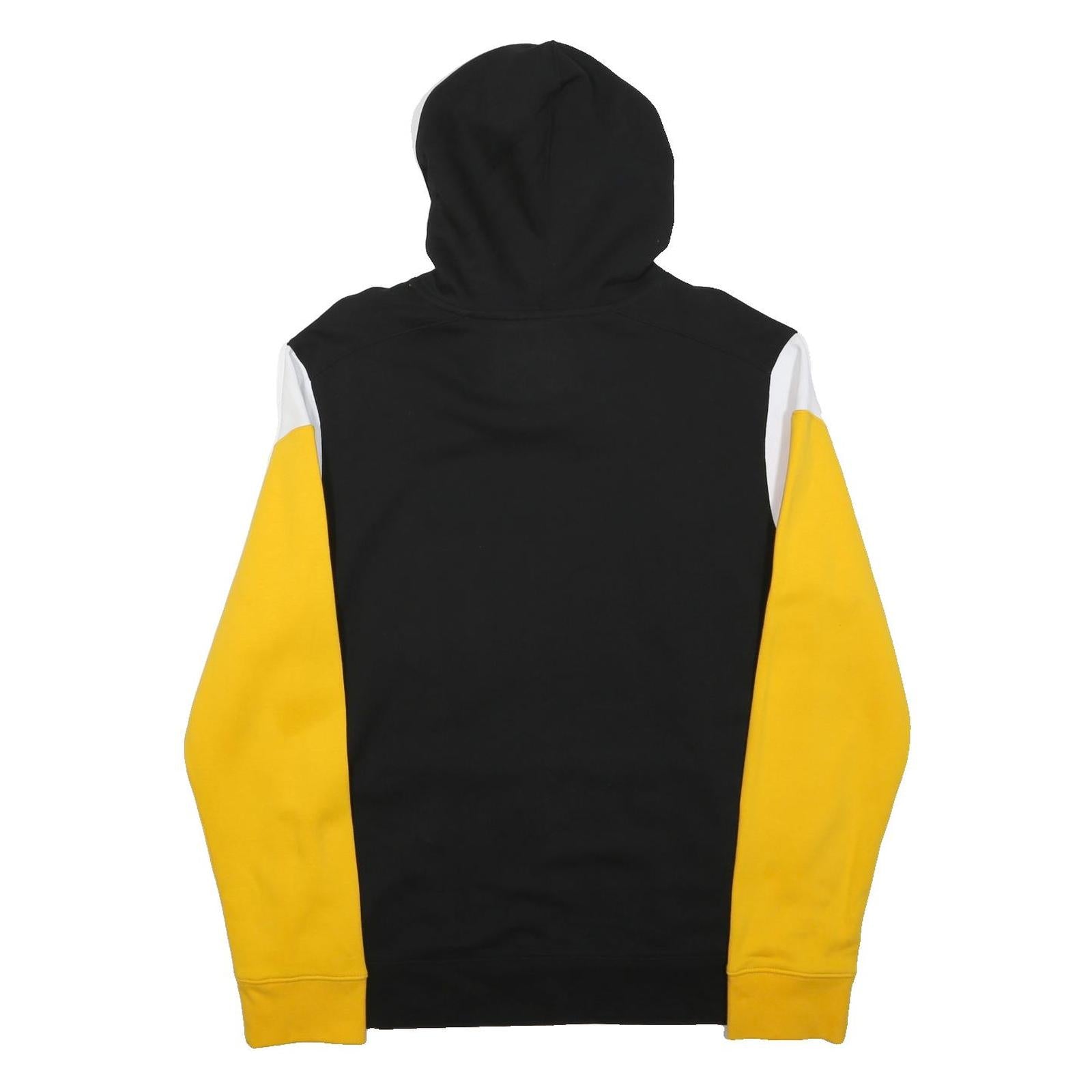 FANATICS Mens Black & Yellow Pittsburgh Steelers Hoodie M NFL Team Sweatshirt