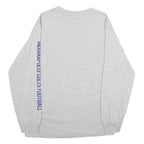 NFL Mens Grey Colts Peyton Manning Long Sleeve Crew Neck Football T-Shirt M