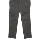 PME LEGEND Mens Cotton Blend Grey Slim Cargo Trousers W32 L34 Casual Utility