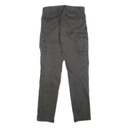 PME LEGEND Mens Cotton Blend Grey Slim Cargo Trousers W32 L34 Casual Utility