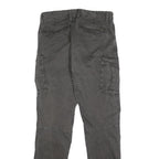 PME LEGEND Mens Cotton Blend Grey Slim Cargo Trousers W32 L34 Casual Utility