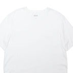BOSS Mens White Classic T-Shirt XL Short Sleeve Crew Neck Cotton Blend