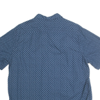 WOOLRICH Mens Blue Patterned Cotton Shirt XL Casual Summer Style