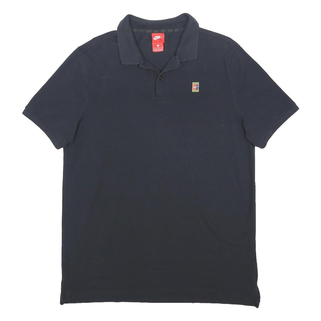 NIKE Mens Black Colourblock Short Sleeve Polo Shirt L Sportswear Casual