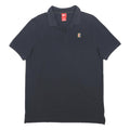 NIKE Mens Black Colourblock Short Sleeve Polo Shirt L Sportswear Casual