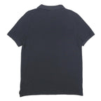 NIKE Mens Black Colourblock Short Sleeve Polo Shirt L Sportswear Casual