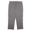 DICKIES Mens Trousers Grey Regular Straight W36 L30