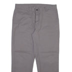 DICKIES Mens Trousers Grey Regular Straight W36 L30