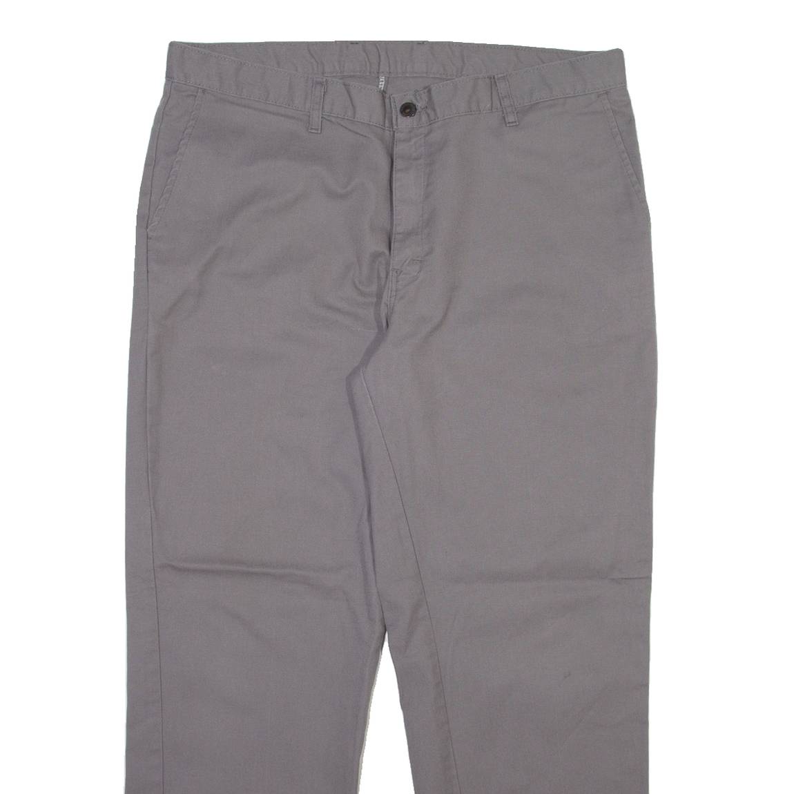DICKIES Mens Trousers Grey Regular Straight W36 L30