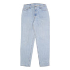 LEVI'S 550 Womens Light Blue Relaxed Tapered Denim Medium W32 L33 Cotton Zip