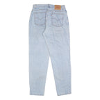 LEVI'S 550 Womens Light Blue Relaxed Tapered Denim Medium W32 L33 Cotton Zip