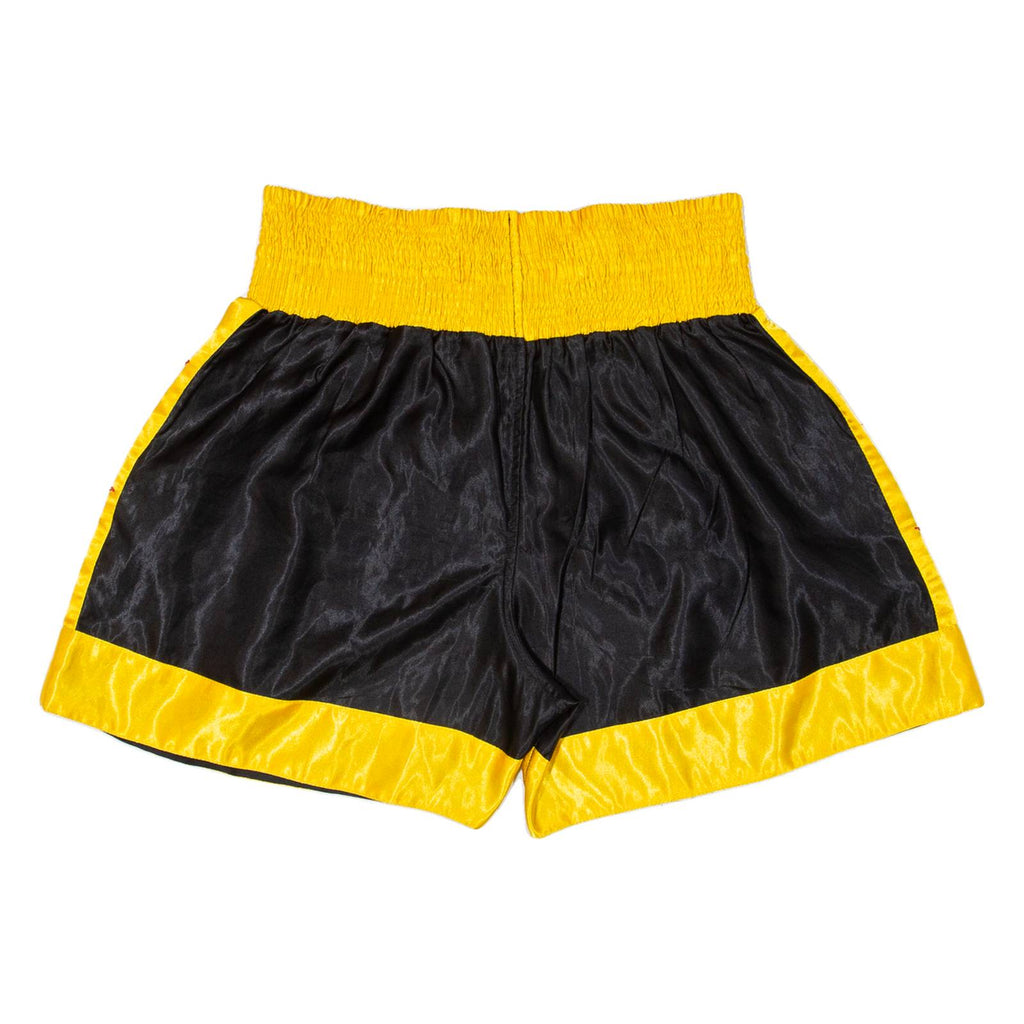 Thai Boxing Mens Sports Shorts Yellow Relaxed XL W30
