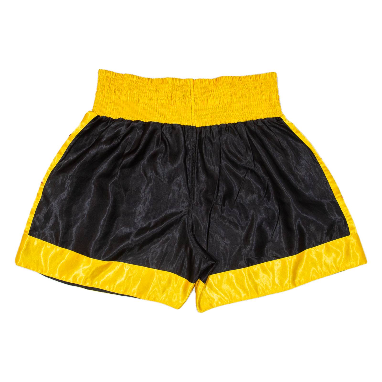 Thai Boxing Mens Sports Shorts Yellow Relaxed XL W30
