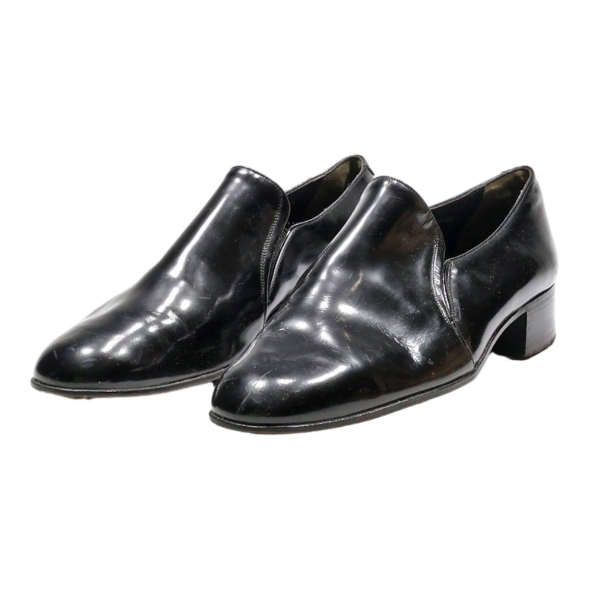 BALLY Pump Shoes Black Leather Mens UK 5.5