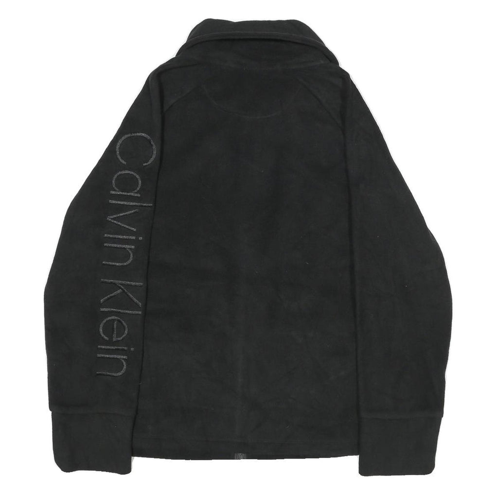 CALVIN KLEIN PERFORMANCE Womens Black Jacket XL Polyester Plain Zip Comfort