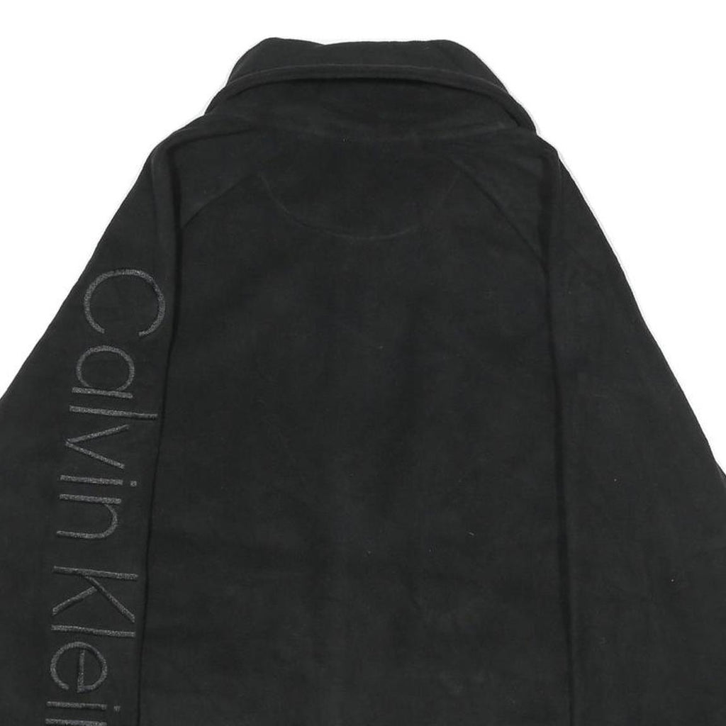 CALVIN KLEIN PERFORMANCE Womens Black Jacket XL Polyester Plain Zip Comfort