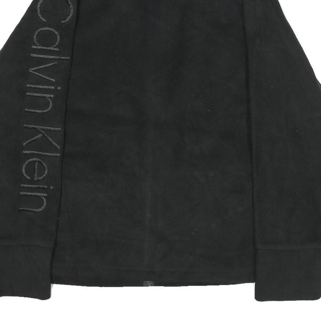 CALVIN KLEIN PERFORMANCE Womens Black Jacket XL Polyester Plain Zip Comfort