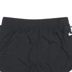 NIKE Womens Black Running Shorts M W30 Sportswear Polyester Blend Lightweight