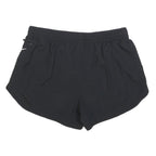 NIKE Womens Black Running Shorts M W30 Sportswear Polyester Blend Lightweight
