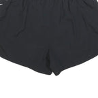 NIKE Womens Black Running Shorts M W30 Sportswear Polyester Blend Lightweight