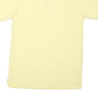 TOMMY HILFIGER Womens Yellow Short Sleeve Plain XL Polo Shirt Cotton Blend