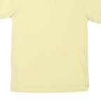 TOMMY HILFIGER Womens Yellow Short Sleeve Plain XL Polo Shirt Cotton Blend