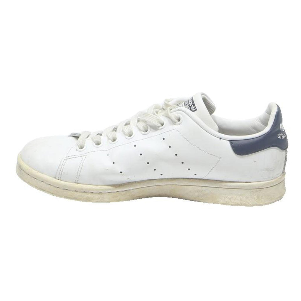 ADIDAS Stan Smith Womens Classic Leather Trainers White Navy UK 5 Casual