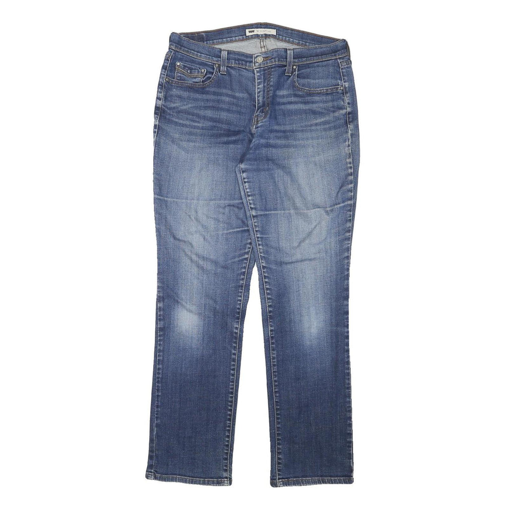 LEVI'S 505 Womens Jeans Blue Regular Straight Denim Medium W32 L31 Classic Style