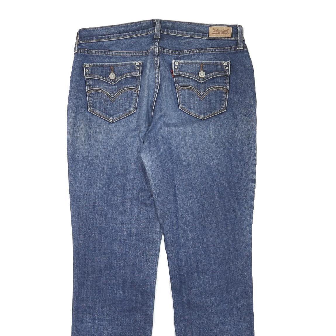 LEVI'S 505 Womens Jeans Blue Regular Straight Denim Medium W32 L31 Classic Style