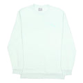 PUMA Mens White Crew Neck S Cotton Blend Sweatshirt Sport Casual Pullover