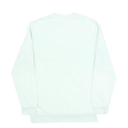 PUMA Mens White Crew Neck S Cotton Blend Sweatshirt Sport Casual Pullover