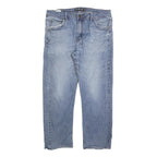 DICKIES Mens Jeans Blue Regular Straight Denim Light W36 L28 Casual Wear