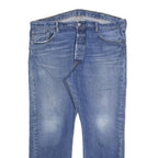 LEVI'S 501 Mens Jeans Blue Regular Straight Denim Medium W40 L28 Button Closure