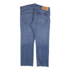 LEVI'S 501 Mens Jeans Blue Regular Straight Denim Medium W40 L28 Button Closure