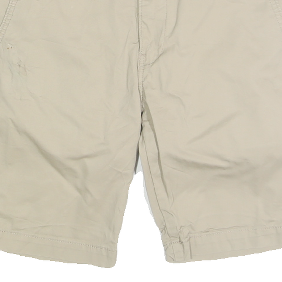 LEVI'S Mens Shorts Beige Casual Plain M W30 Cotton Blend Chino Pocketed