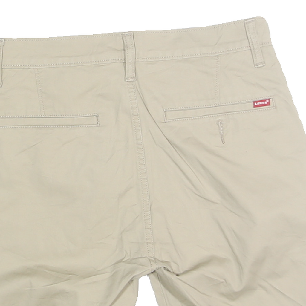 LEVI'S Mens Shorts Beige Casual Plain M W30 Cotton Blend Chino Pocketed