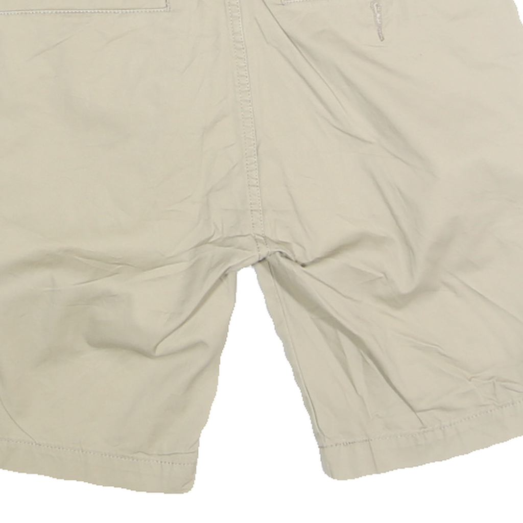 LEVI'S Mens Shorts Beige Casual Plain M W30 Cotton Blend Chino Pocketed