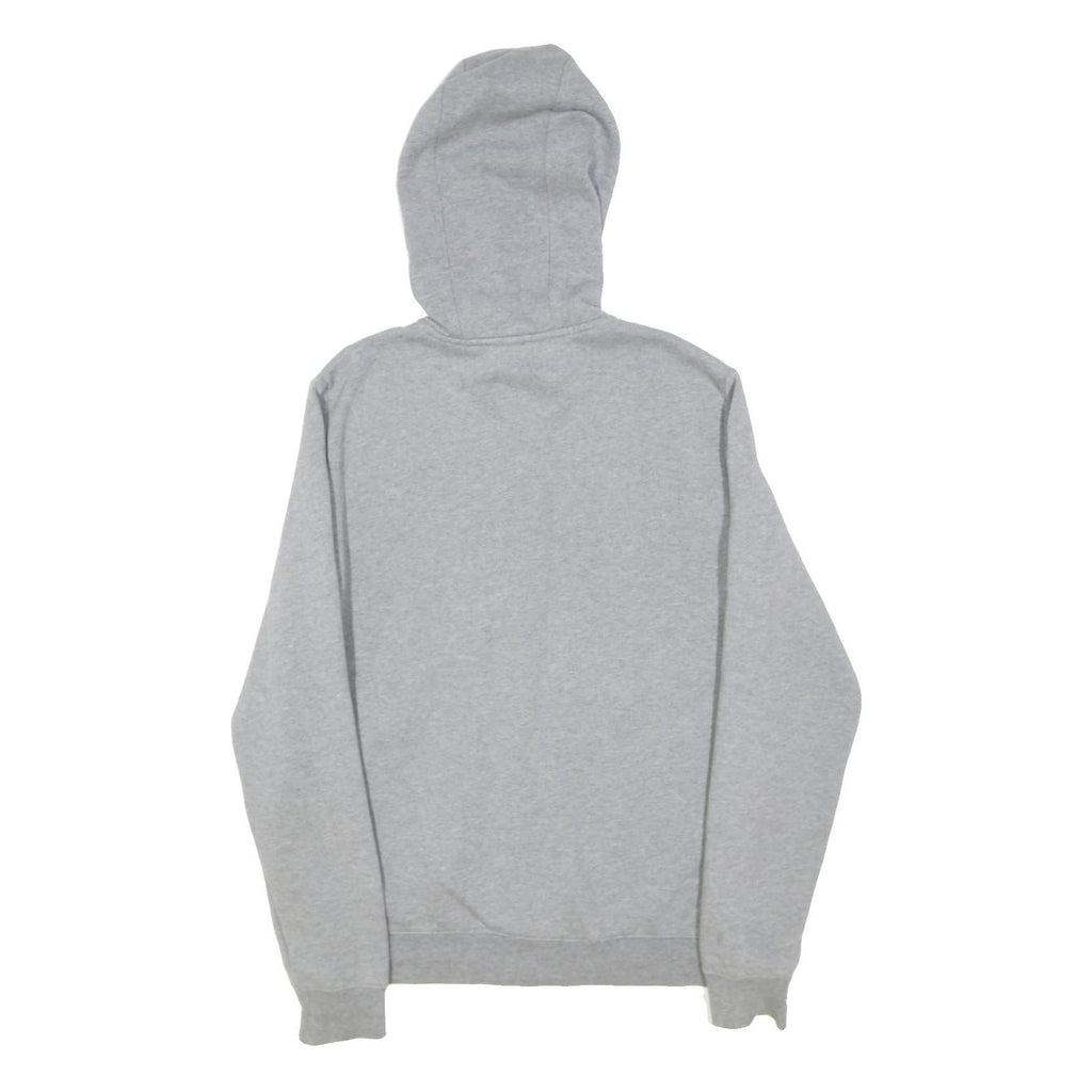 EA7 EMPORIO ARMANI Mens Grey Full Zip Hoodie M Cotton Blend Casual Wear