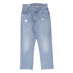 LEVI'S 501 BIG E Womens Jeans Blue Regular Straight Denim Light W25 L26 Vintage