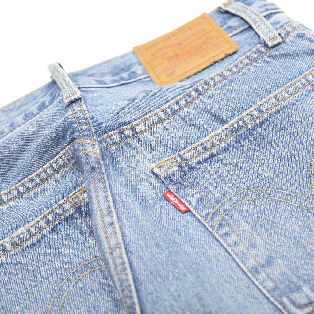 LEVI'S 501 BIG E Womens Jeans Blue Regular Straight Denim Light W25 L26 Vintage