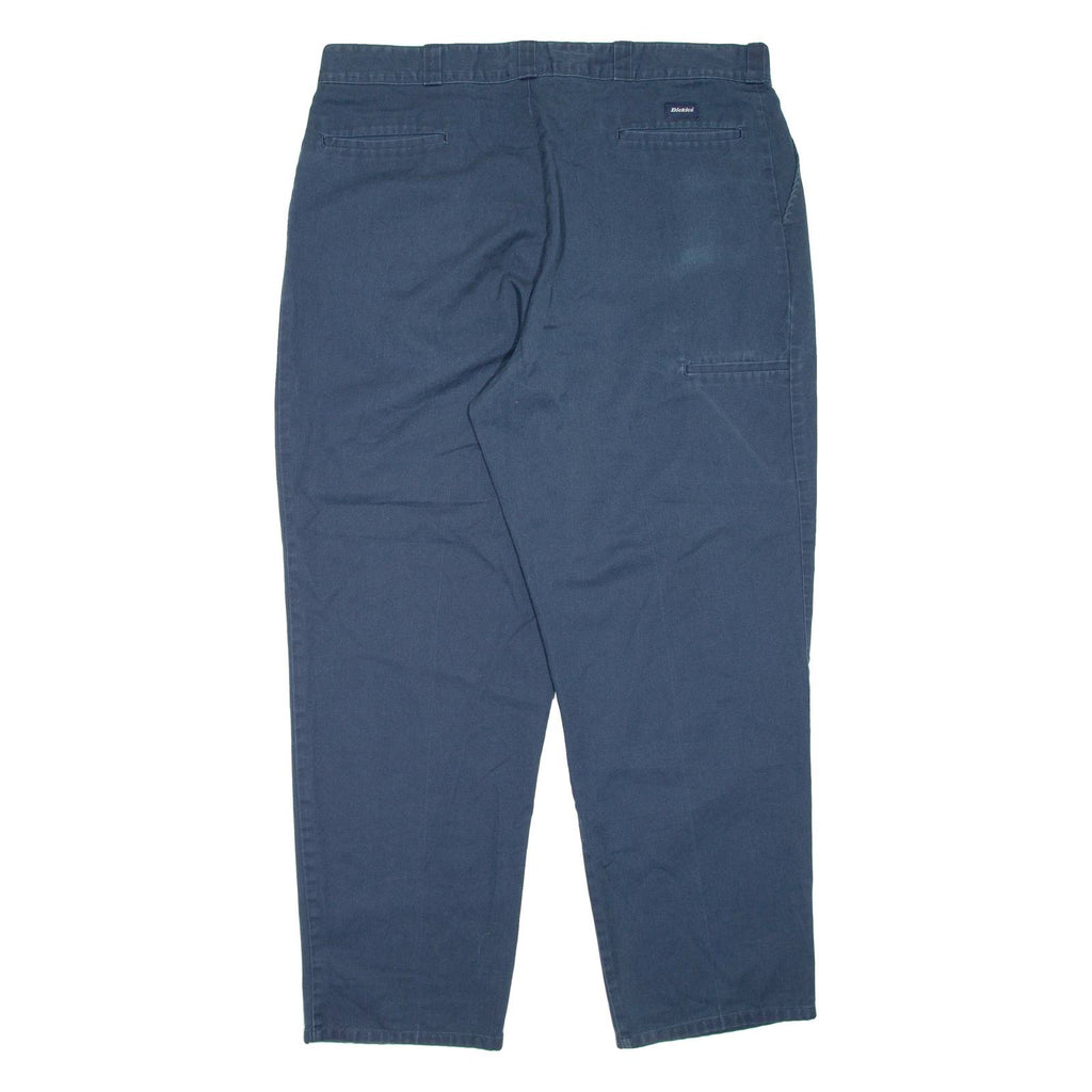 DICKIES Mens Trousers Blue Regular Tapered W40 L31