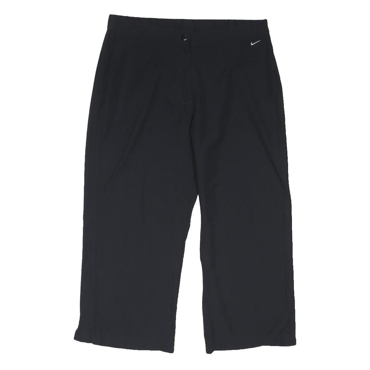 NIKE Womens Shorts Black Casual L W32 Polyamide Blend Lightweight Drawstring