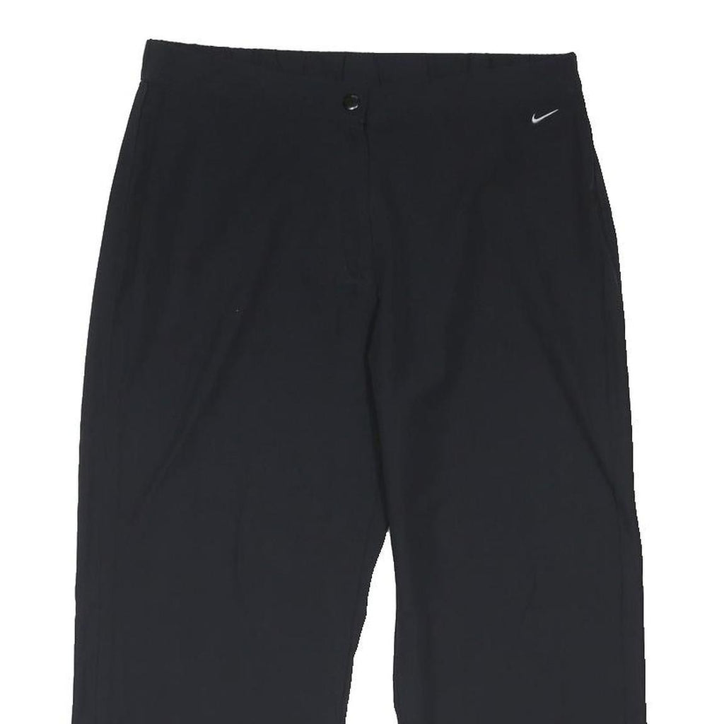 NIKE Womens Shorts Black Casual L W32 Polyamide Blend Lightweight Drawstring