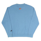 NIKE Mens Blue Crew Neck S Logo Sweatshirt Cotton Blend Casual Pullover