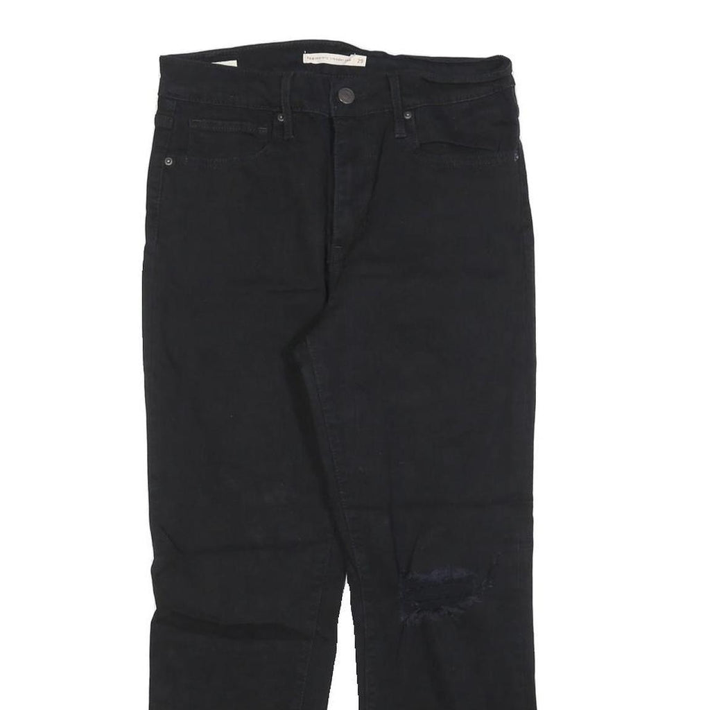 LEVI'S 724 Womens Jeans Regular Straight Denim Dark W29 L24 Distressed