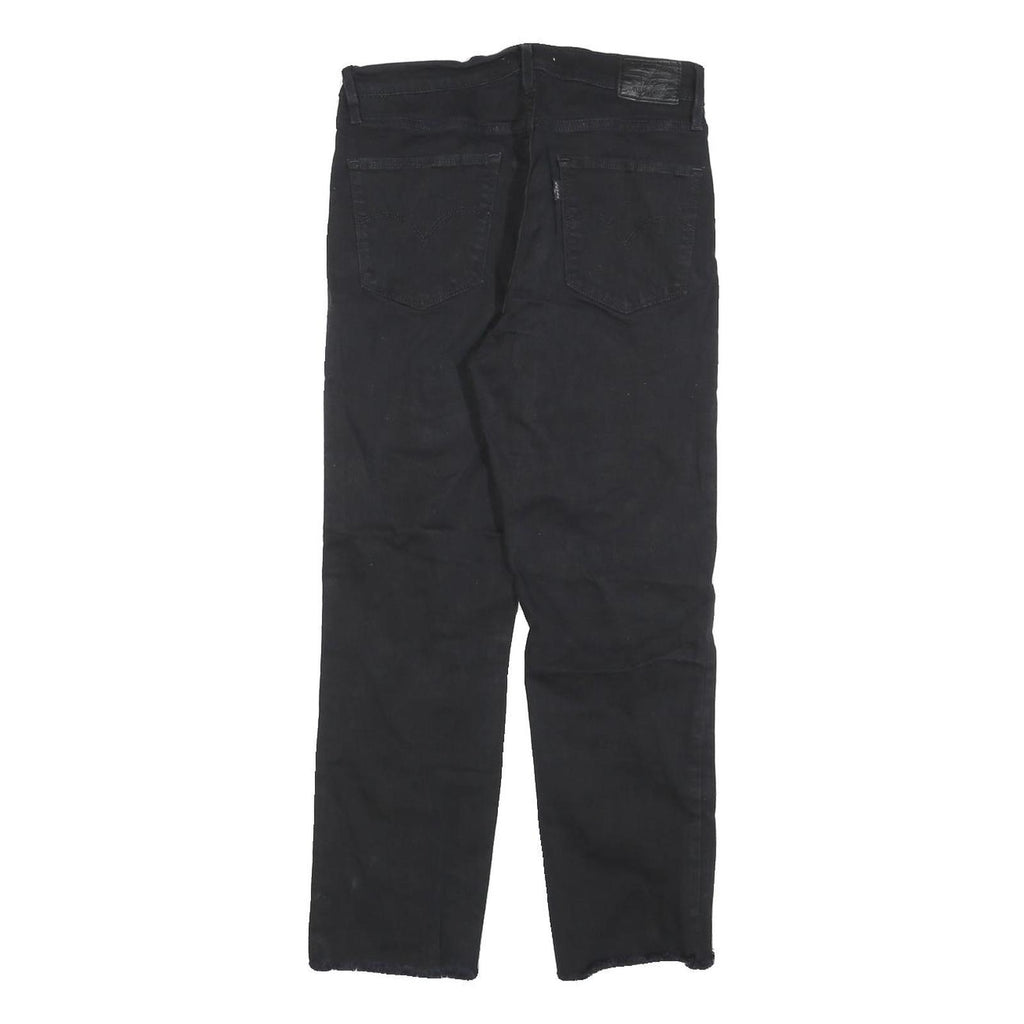 LEVI'S 724 Womens Jeans Regular Straight Denim Dark W29 L24 Distressed