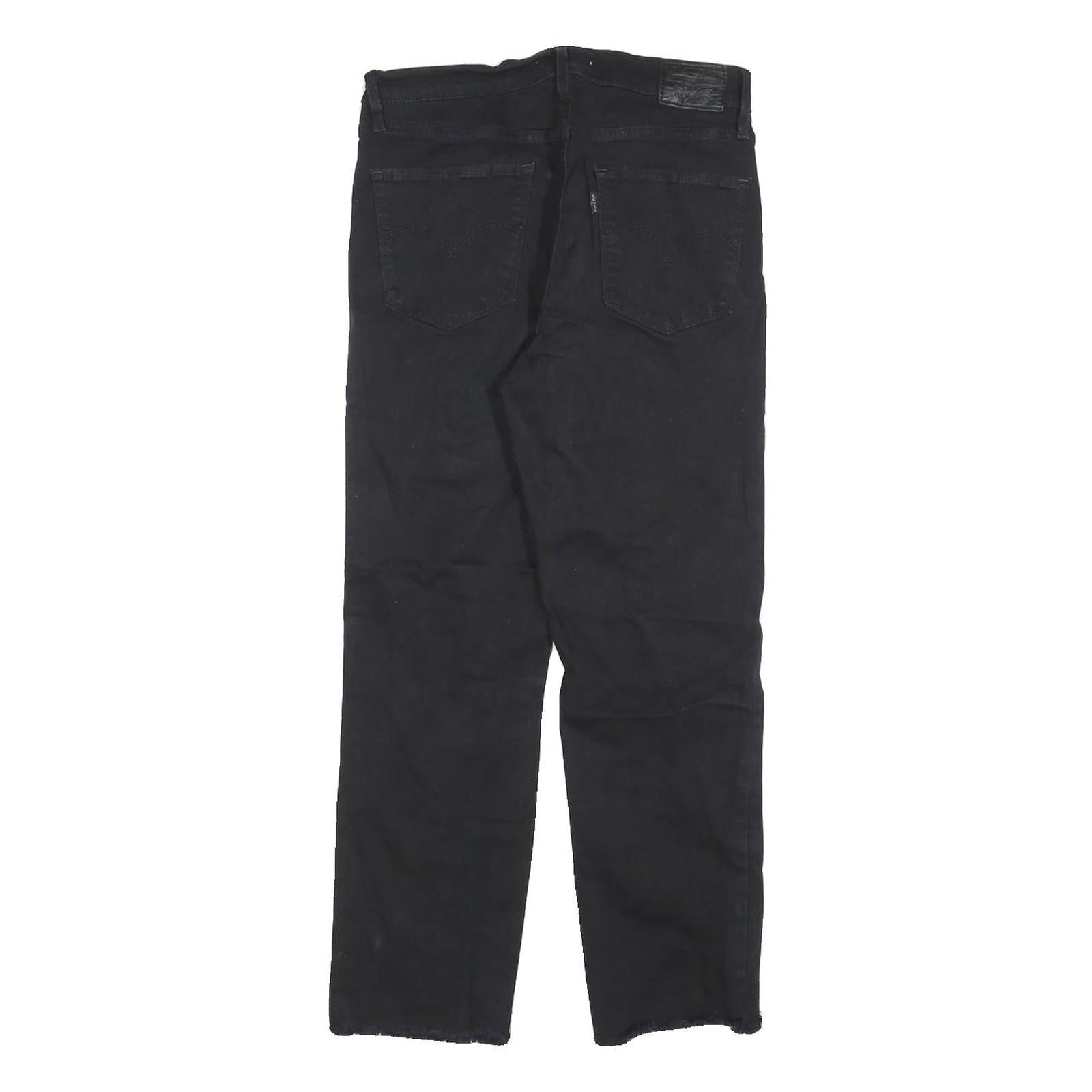 LEVI'S 724 Womens Jeans Regular Straight Denim Dark W29 L24 Distressed